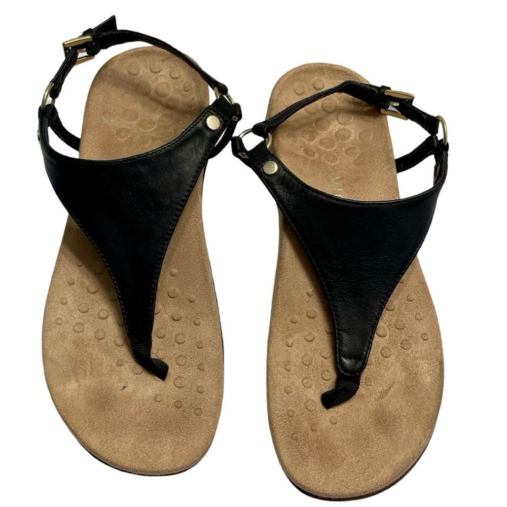 Vionic Black Sandals With Adjustable Strap And Cu… - image 2